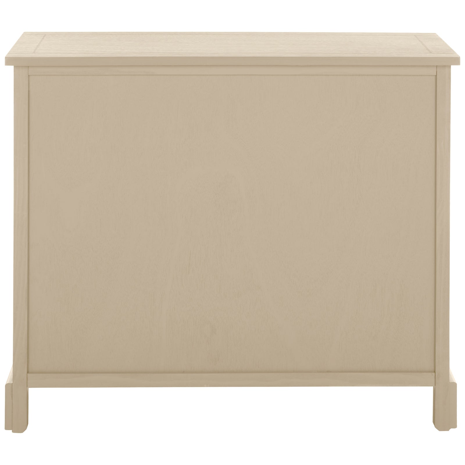 A sand-colored back panel gives the compact storage cabinet a tidy finish. || AMH5702J || back_studio