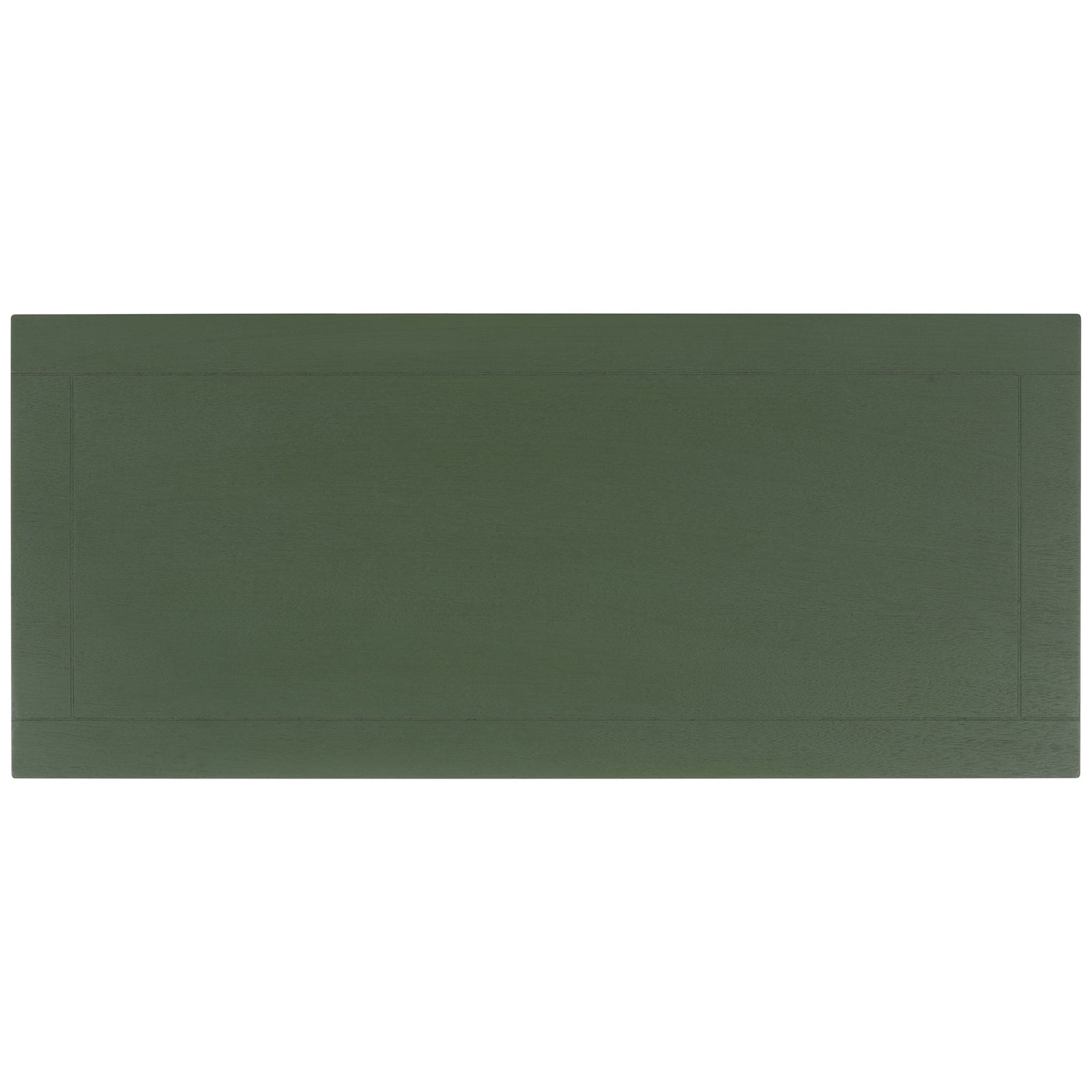 A broad green tabletop features a clean inset border and subtle grain. || AMH5702L || top_studio