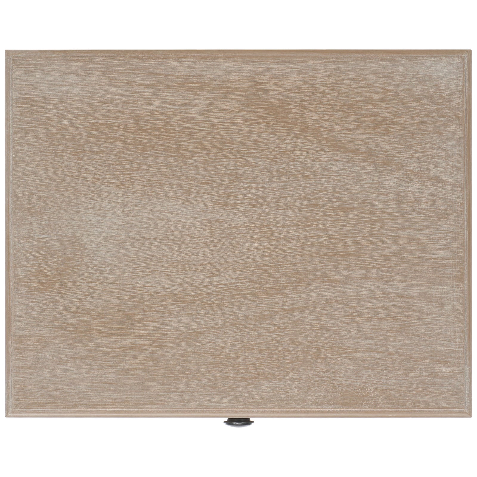 The rectangular tabletop displays subtle whitewashed grain and clean, gently projecting edges. || AMH5743E || top_studio