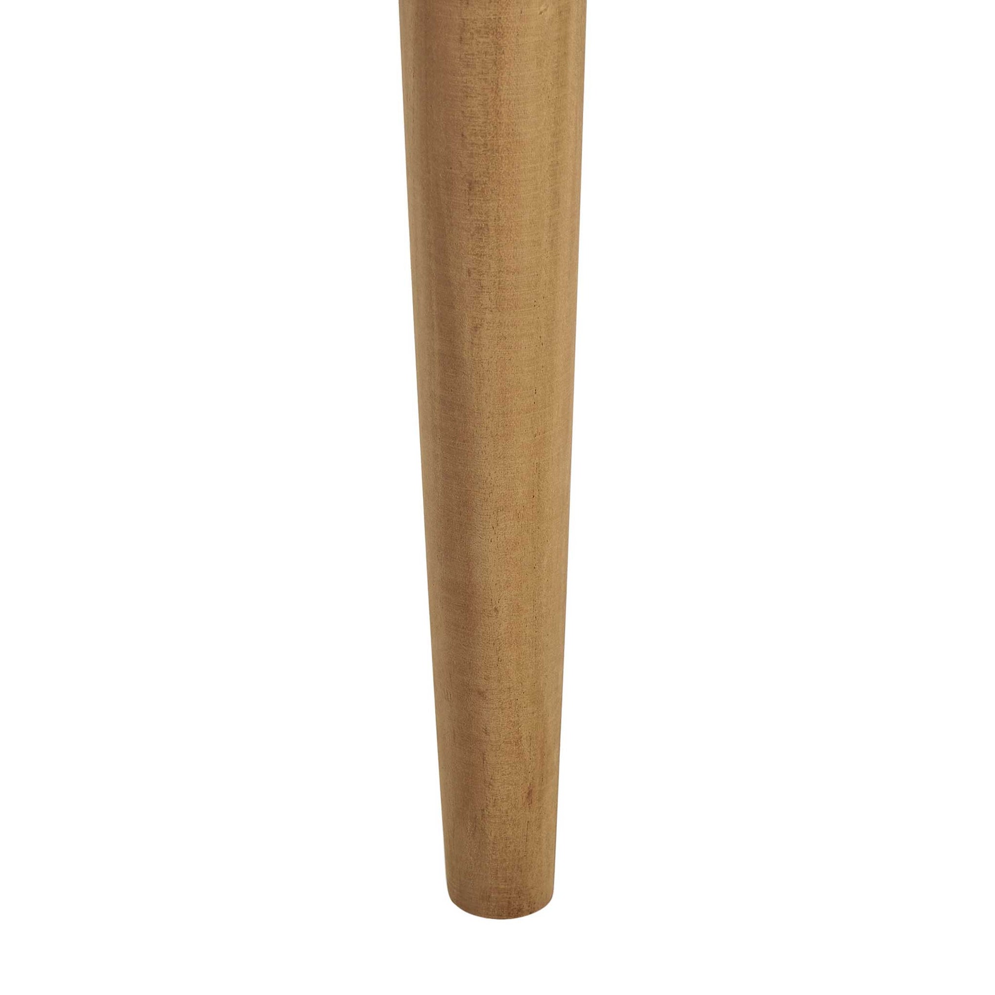 Baize Leather Weave Bench Light Honey/Natural