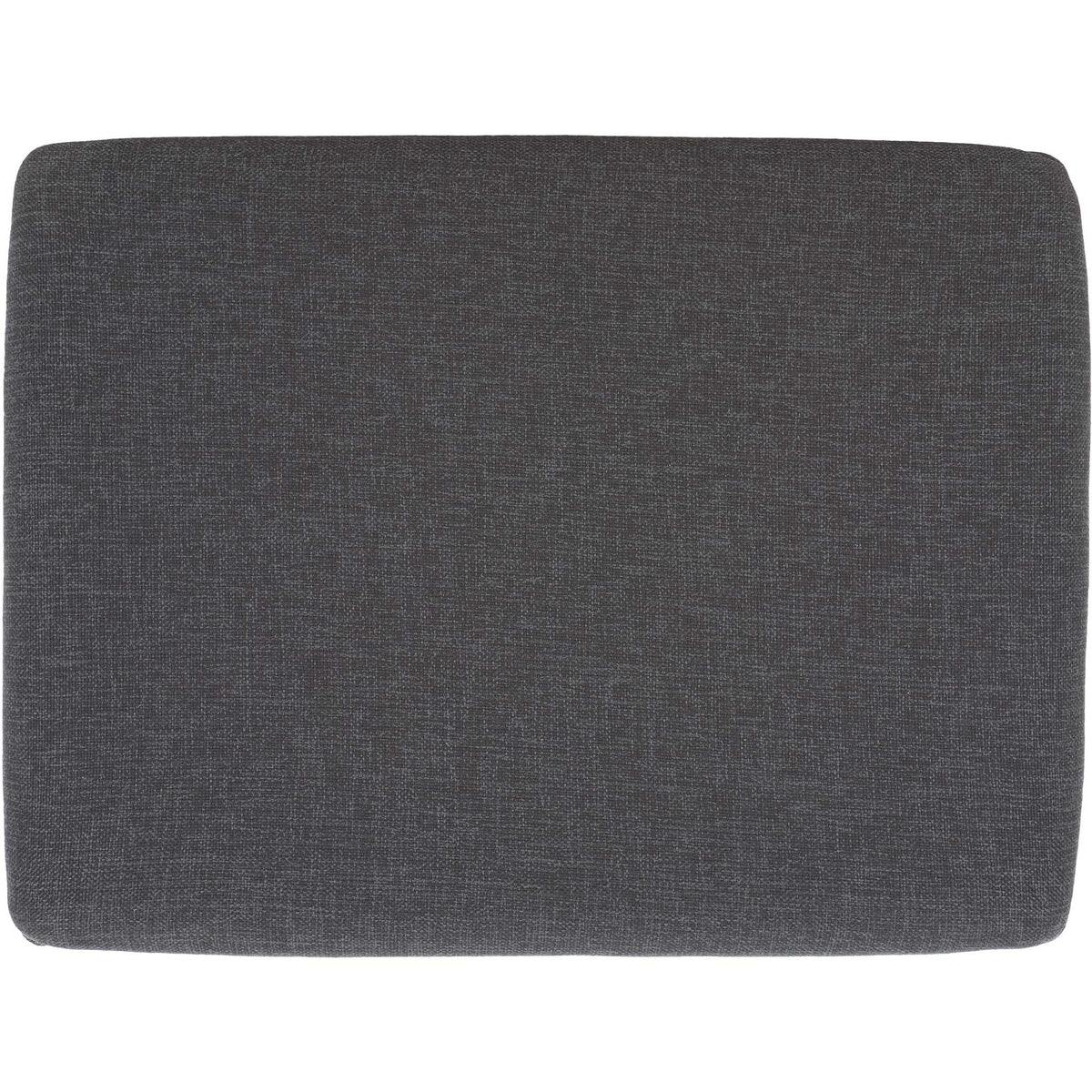 Plush dark gray seat cushion offers comfortable perch above handy storage shelf. || BCH5001C || top_studio