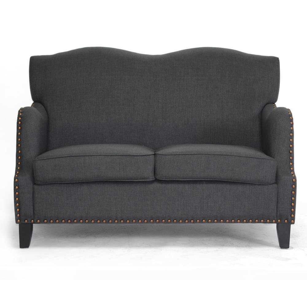 Pensive Loveseat Dark Gray
