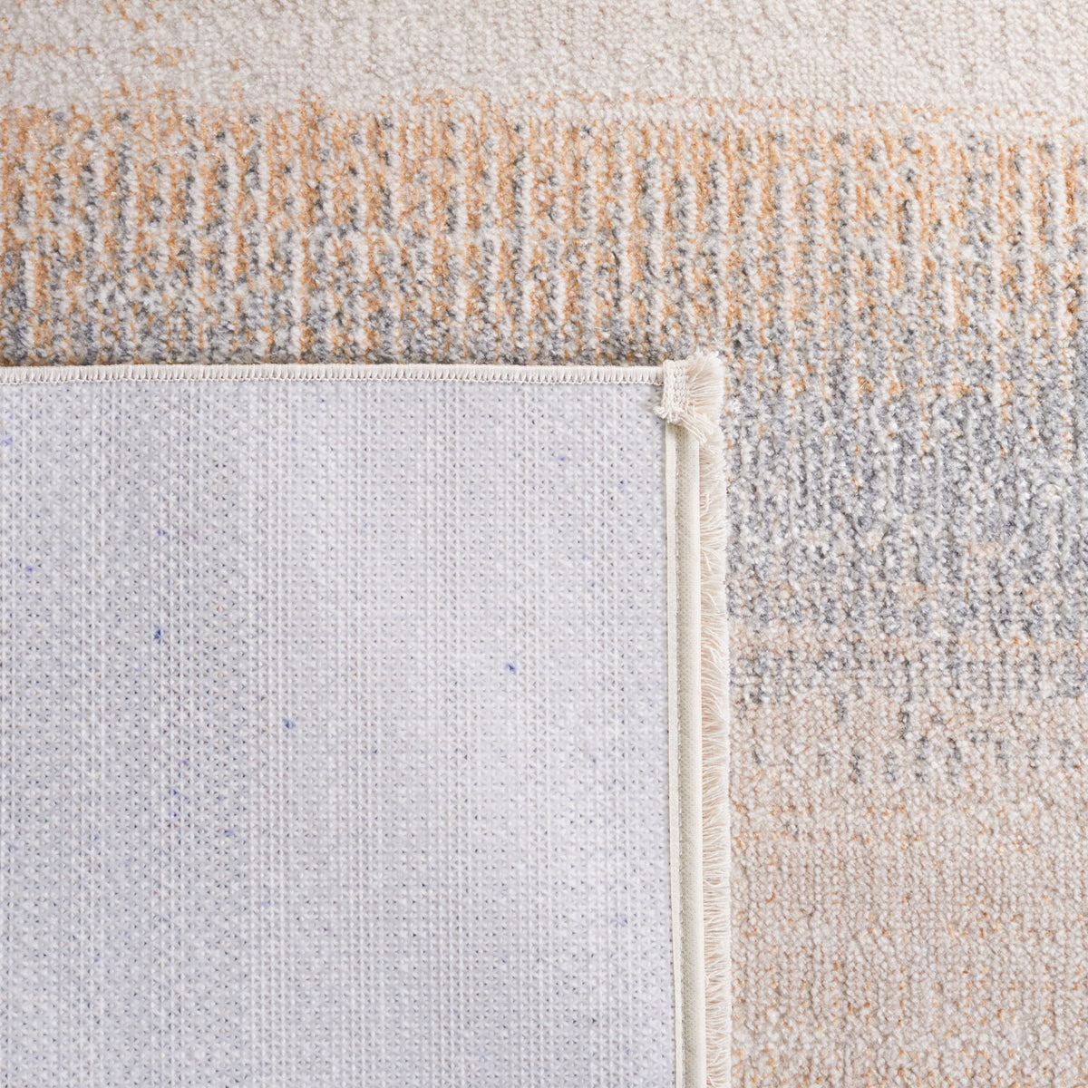 Corner flip displays the dotted backing for grip and the refined edge detail. || BLR216F-5 || backing_studio