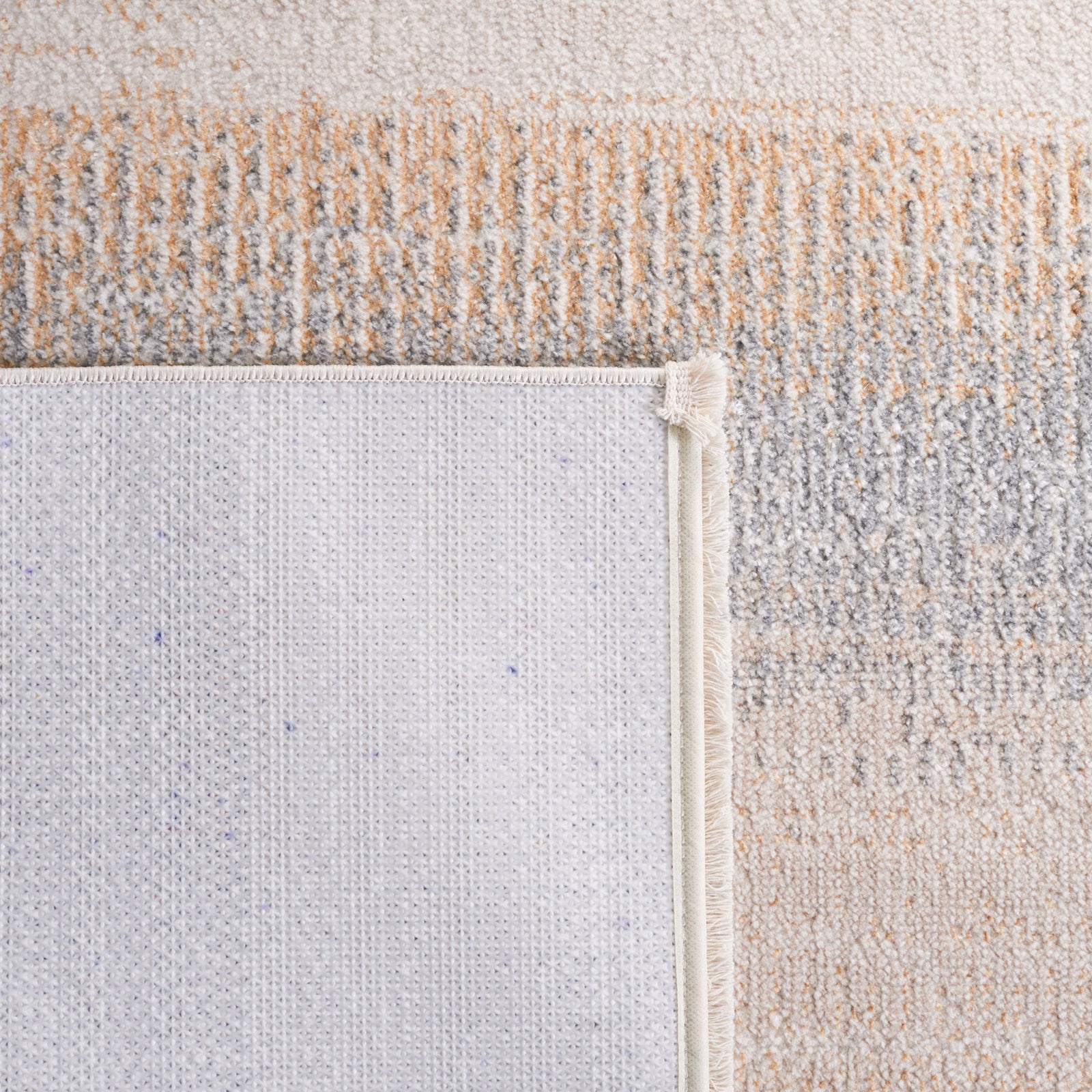 Corner flip displays the dotted backing for grip and the refined edge detail. || BLR216F-5 || backing_studio