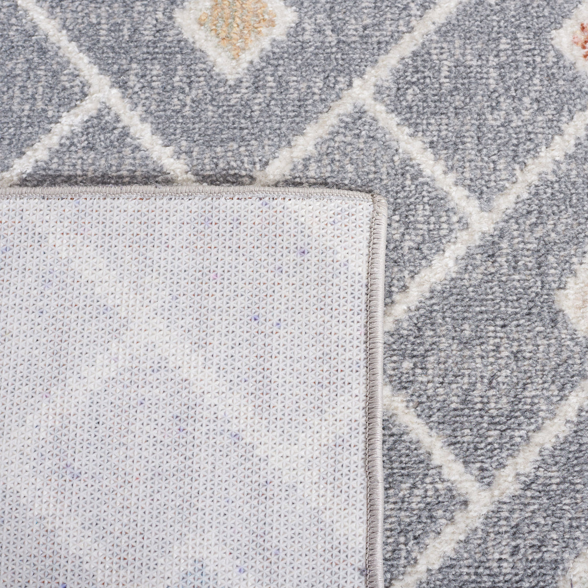 Folded corner reveals textured backing and neatly finished edging || BLR230F-5 || backing_studio