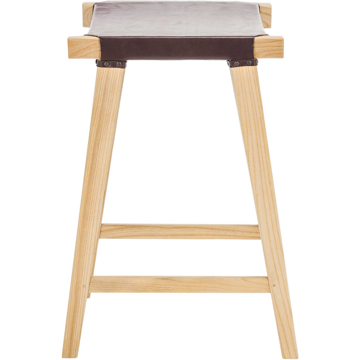 Aali Rectangle Bar Stool Cognac/Natural