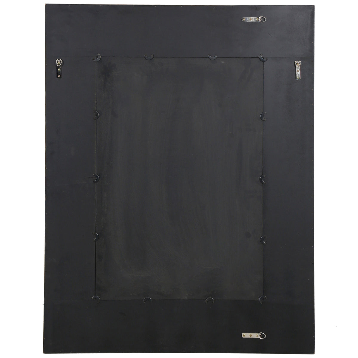 Dark backing features metal hanging brackets for versatile wall display. || CMI4006A || back_studio