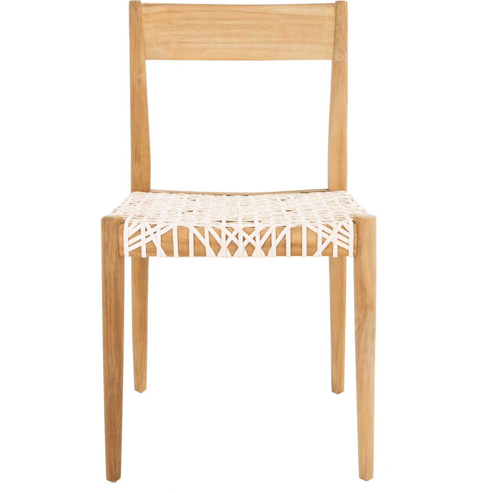 Princess Dining Chair White/Natural (Set of 2)