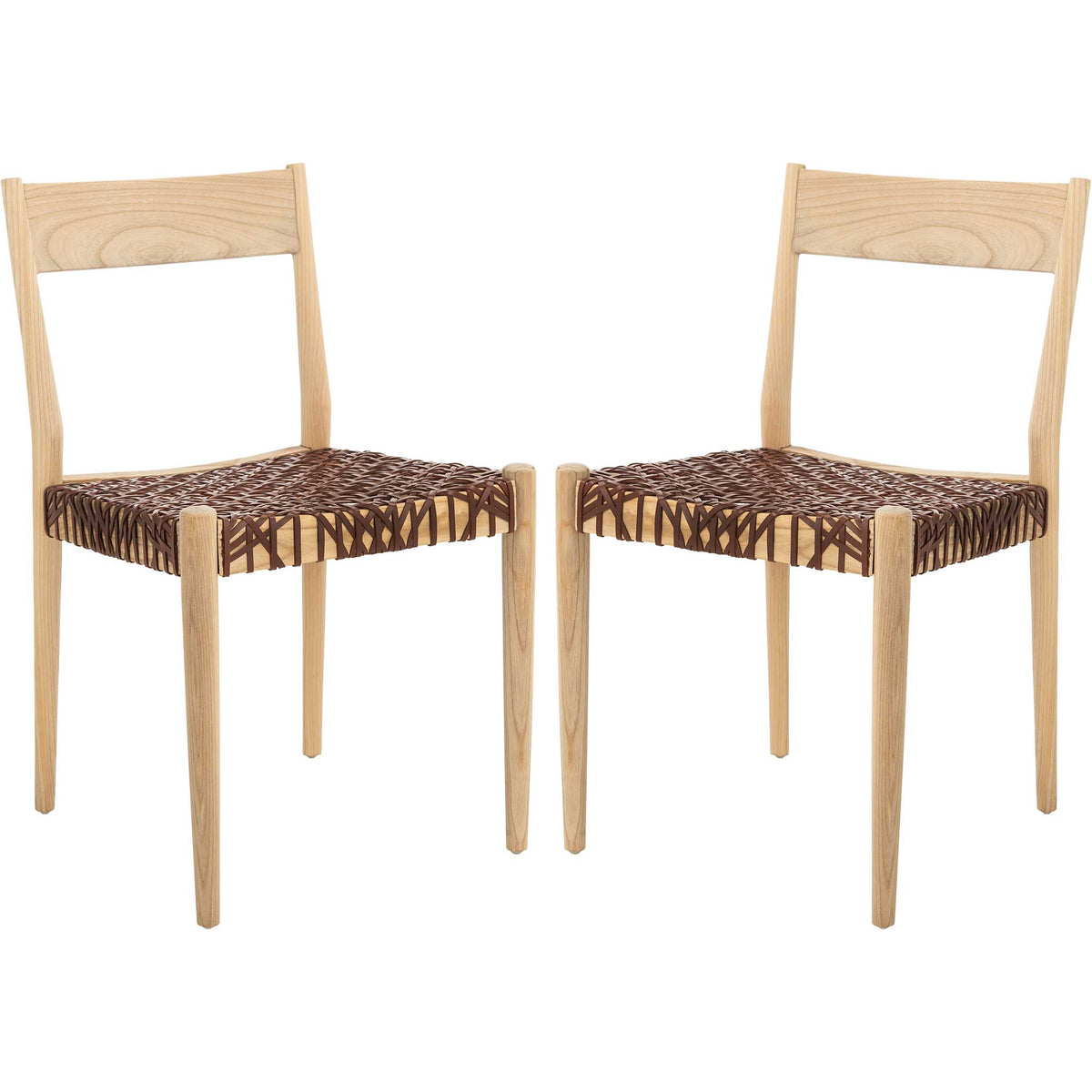 Princess Dining Chair Cognac/Natural (Set of 2)