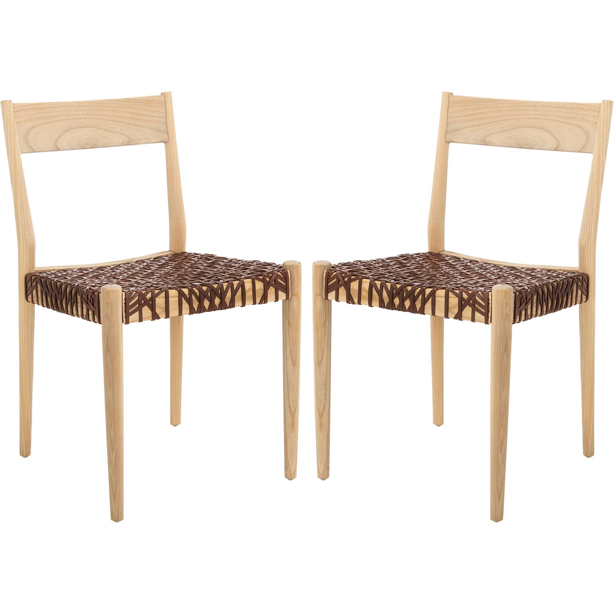 Princess Dining Chair Cognac/Natural (Set of 2)