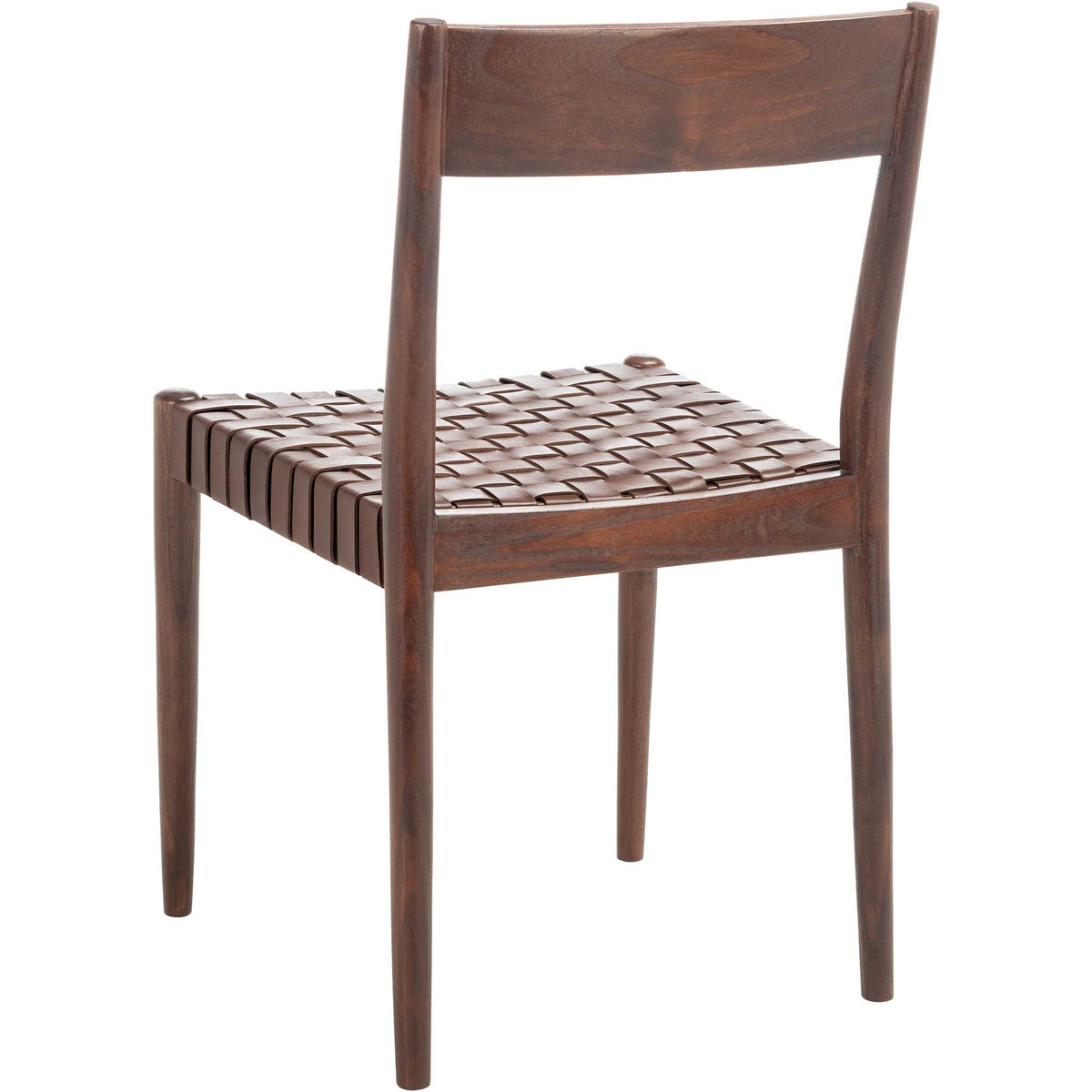 Eliza Leather Dining Chair Cognac/Brown (Set of 2)