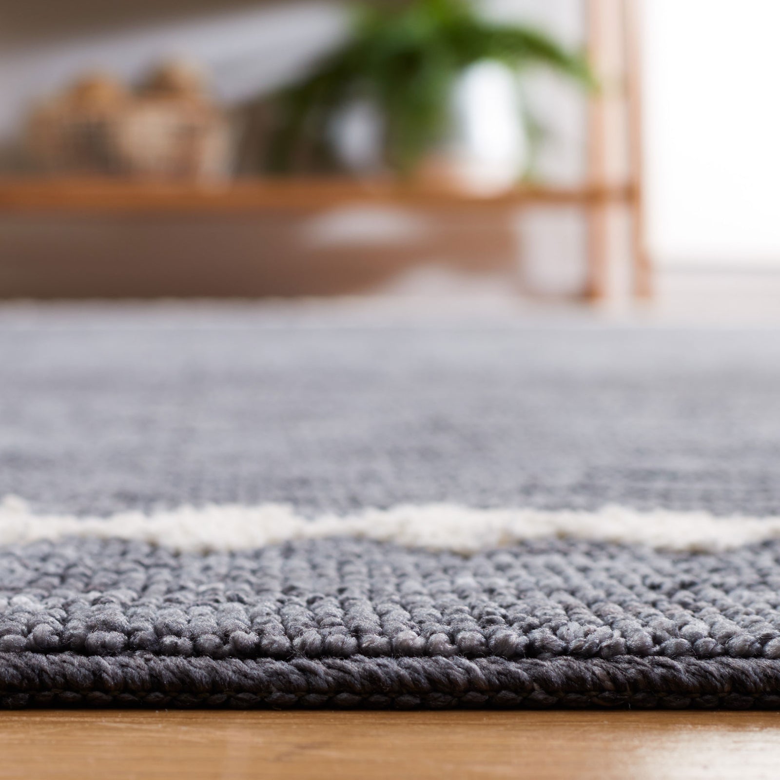 Low, tightly woven pile provides a smooth, easy-to-clean surface with subtle tonal depth || ECR110F-5 || detail_room