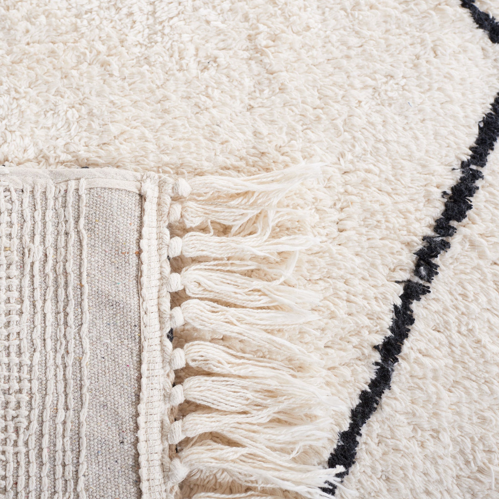 Woven backing and fringe detail for added durability and style || ECR210A-5 || backing_studio