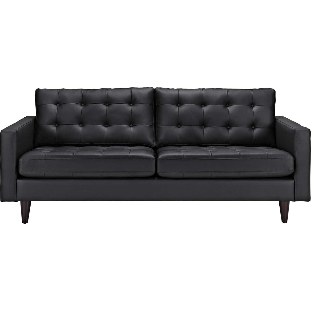 Era Leather Sofa Black