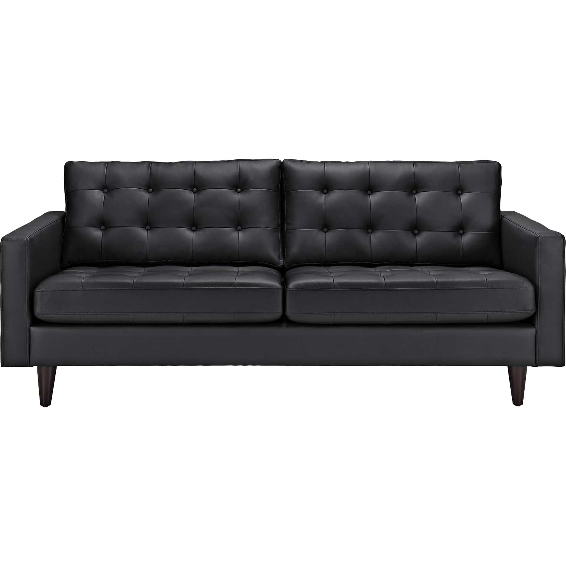 Era Leather Sofa Black