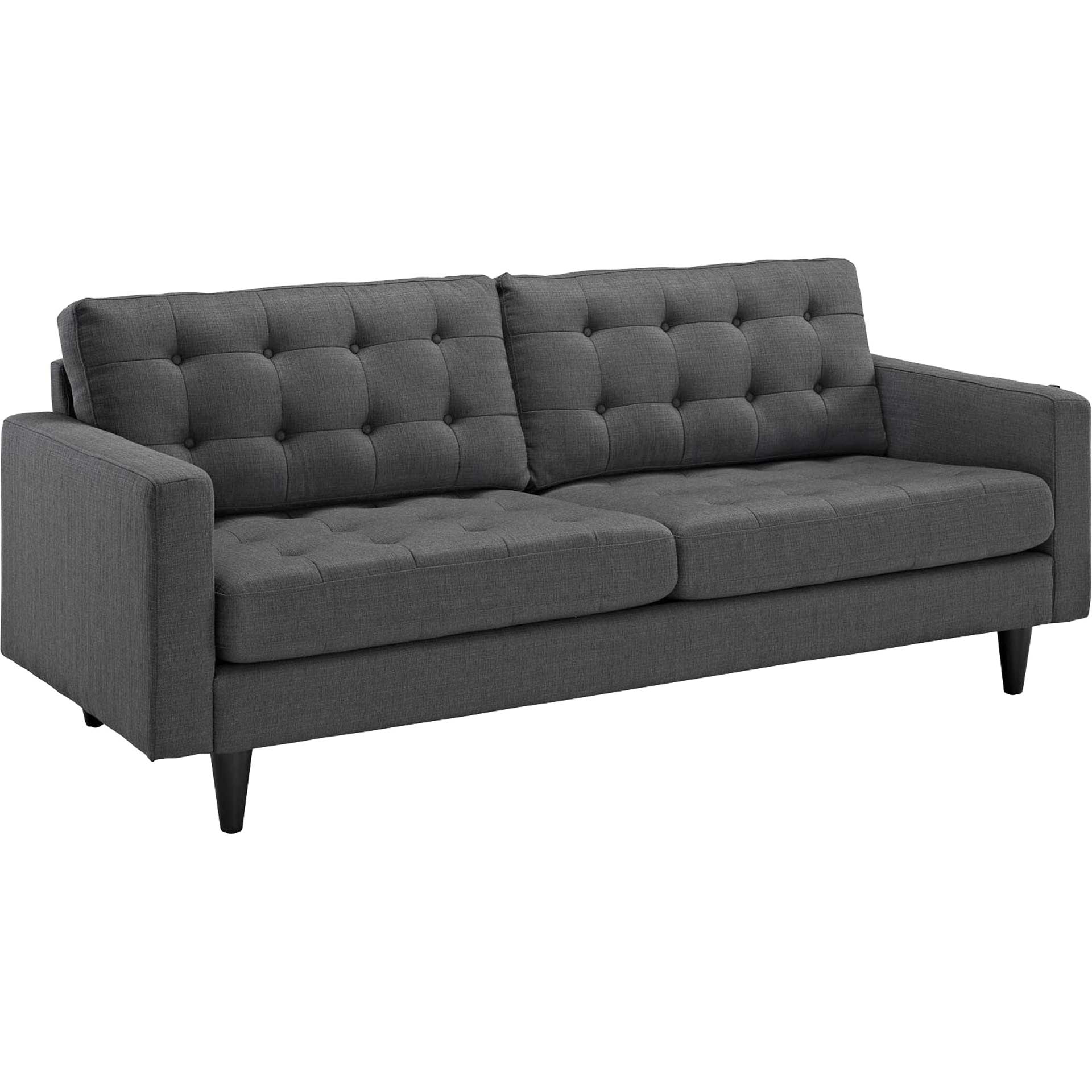 Era Upholstered Sofa Gray