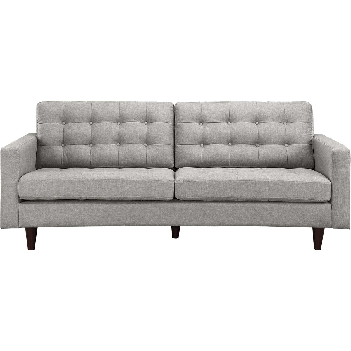 Era Upholstered Sofa Light Gray