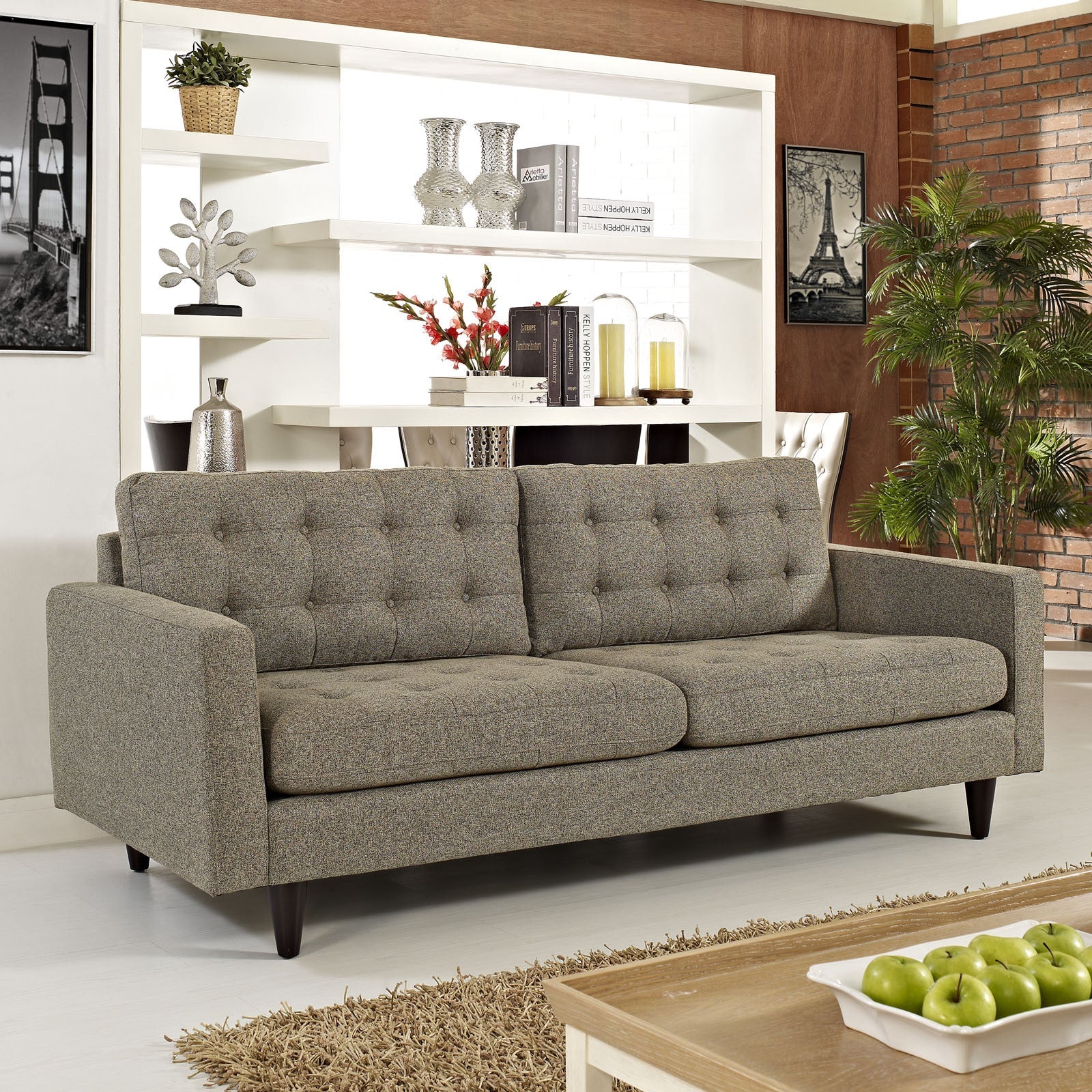 Era Upholstered Sofa Oatmeal