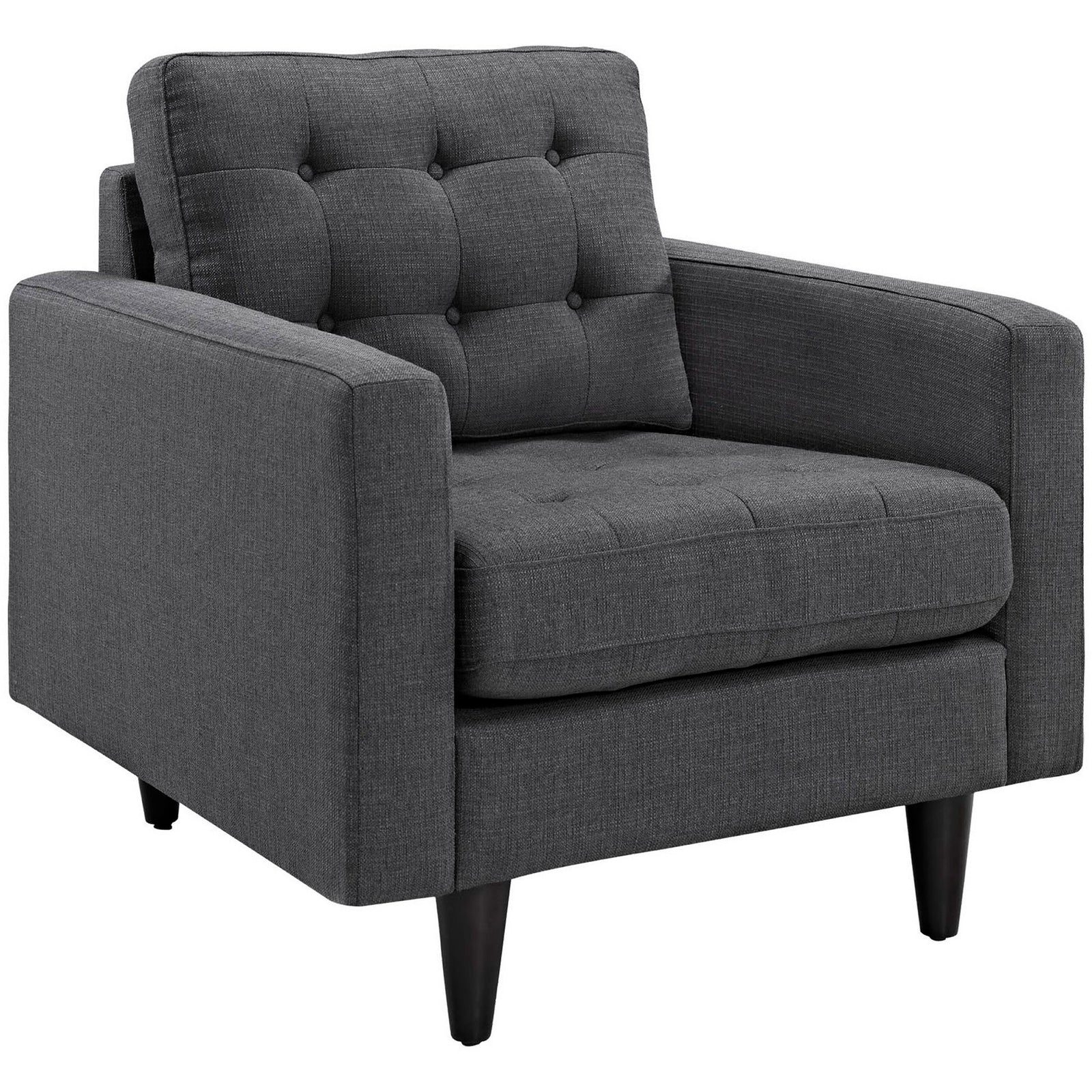 Era Upholstered Armchair Gray
