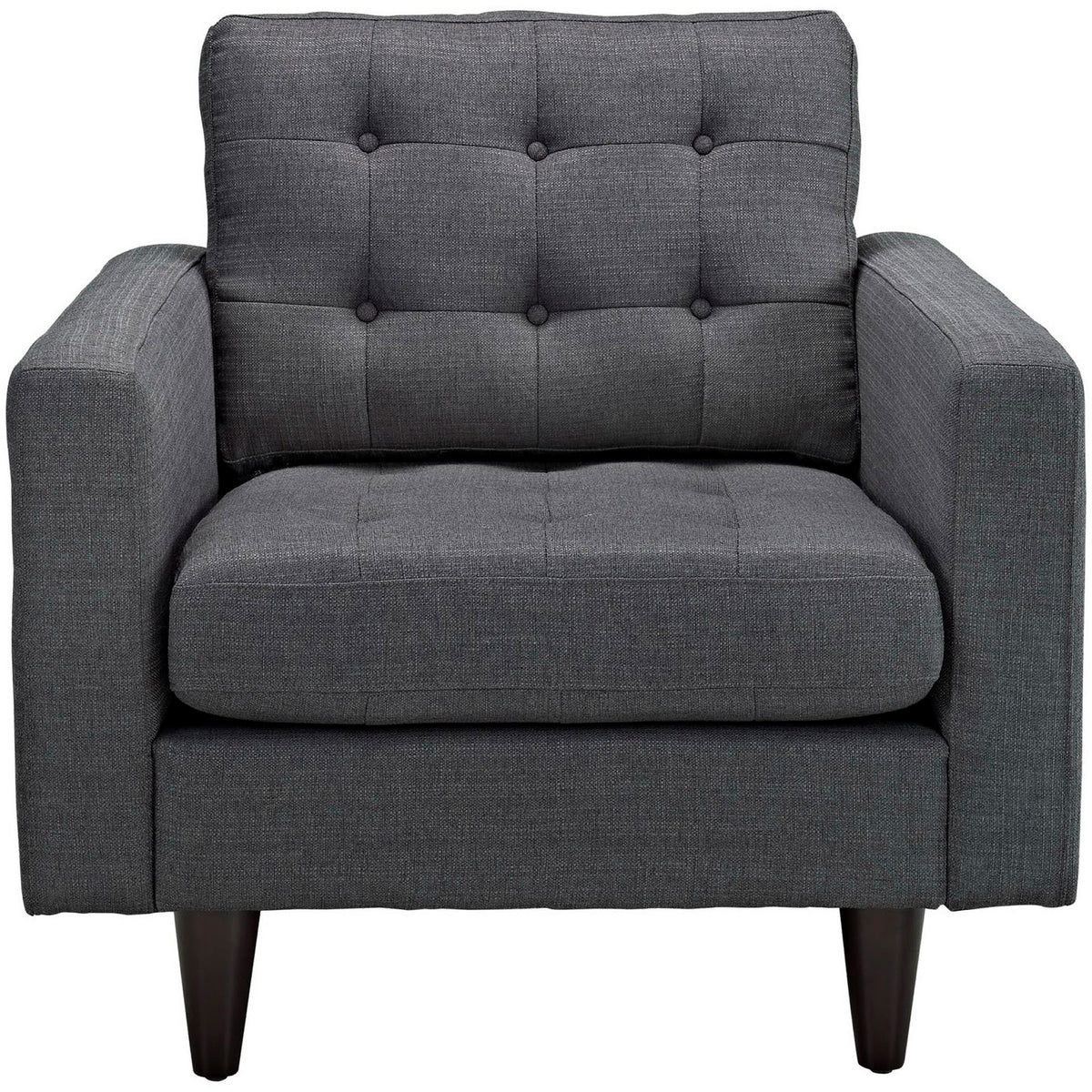 Emporia Upholstered Armchair Gray