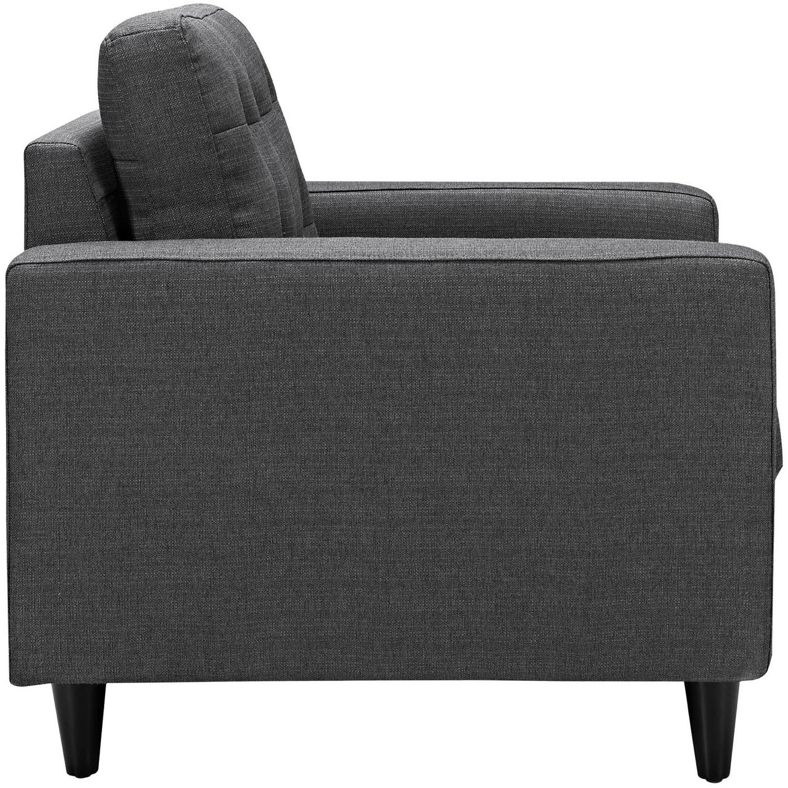 Emporia Upholstered Armchair Gray