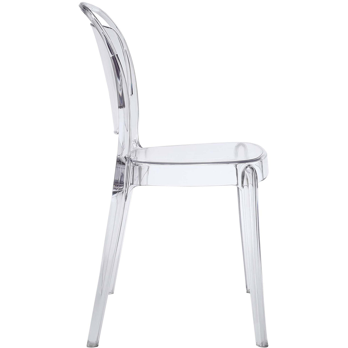Entron Side Chair Clear