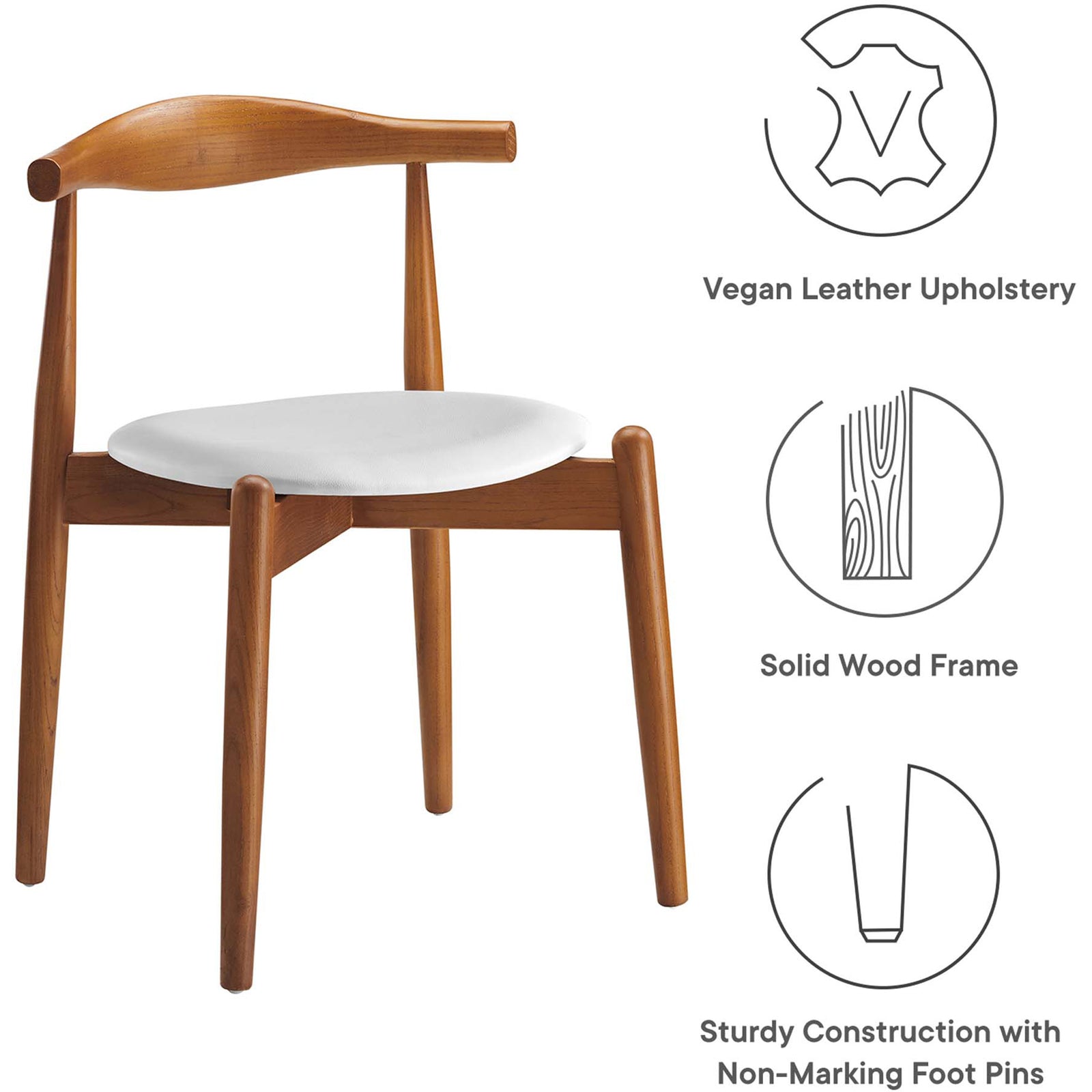 Stasia Side Chair White