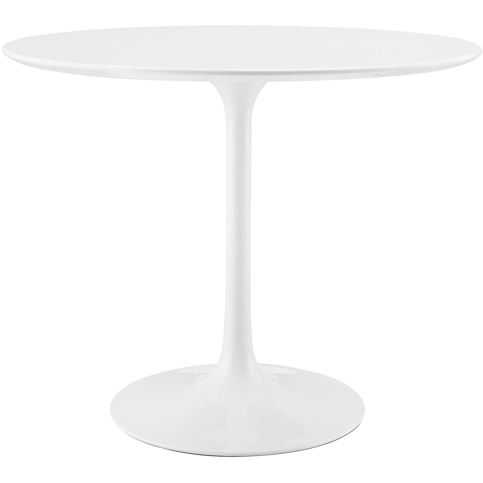 Lore Round Dining Table White