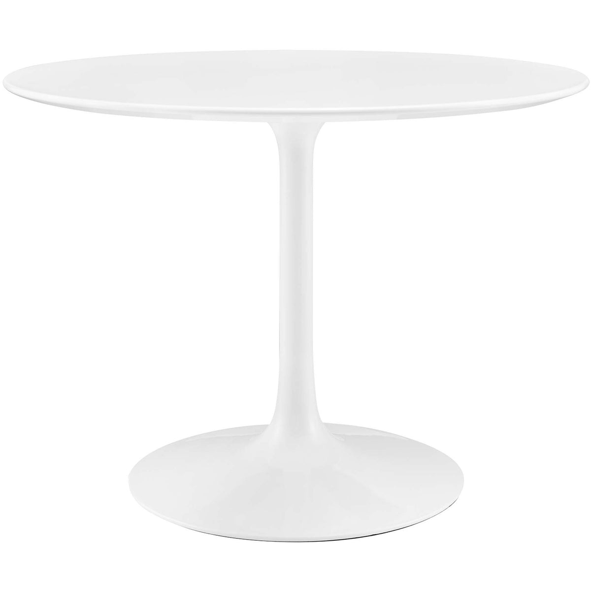 Lore Round Dining Table White