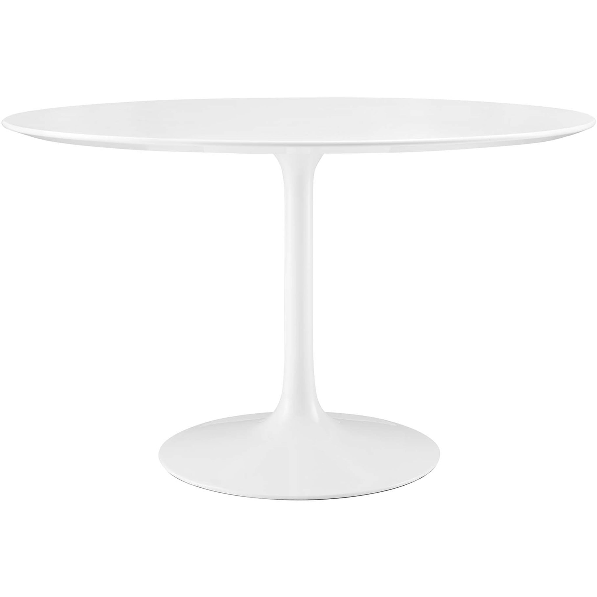 Lipton Round Wood Dining Table White