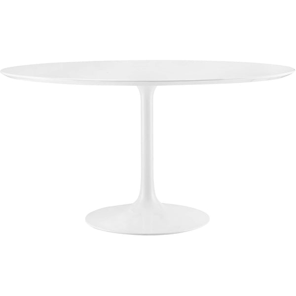 Lore Round Dining Table White