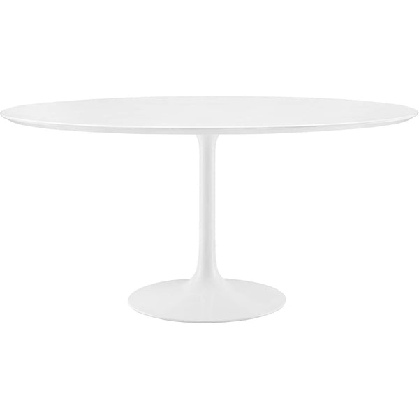 Lore Round Dining Table White