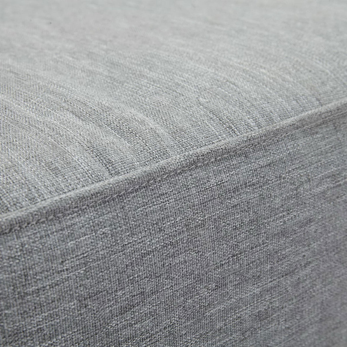 Textured gray outdoor cushion fabric with subtle woven pattern for modern style || EEI-1143-NAT-GRY-SET || swatch_studio