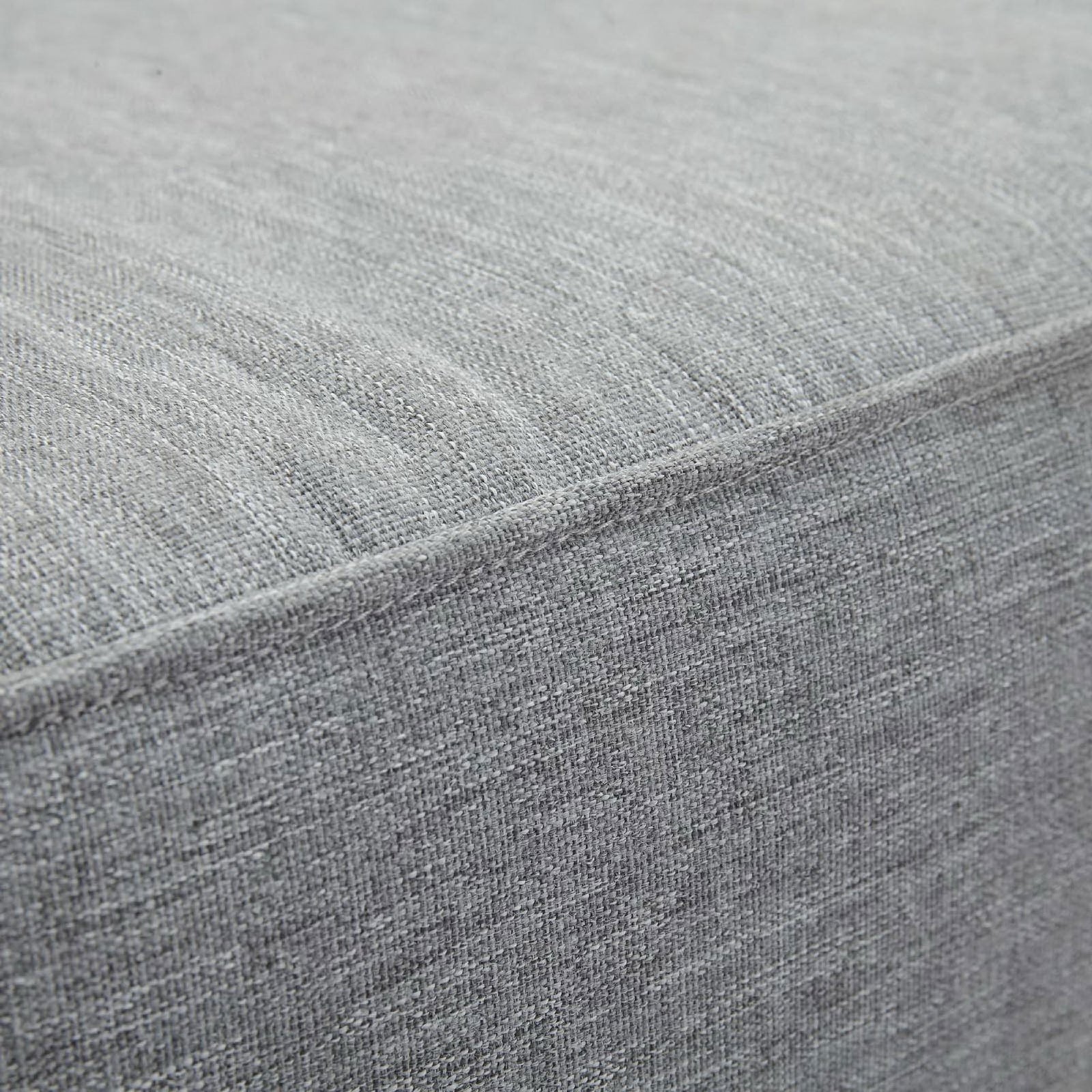 Textured gray outdoor cushion fabric with subtle woven pattern for modern style || EEI-1143-NAT-GRY-SET || swatch_studio