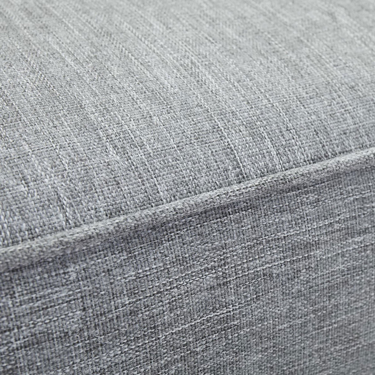 Textured gray outdoor cushion fabric shows a subtle woven pattern and durable finish || EEI-1144-NAT-GRY-SET || swatch_studio