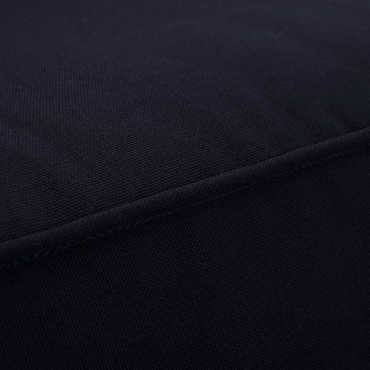Dark navy outdoor cushion fabric with a smooth, tightly woven surface || EEI-1150-NAT-NAV-SET || swatch_studio