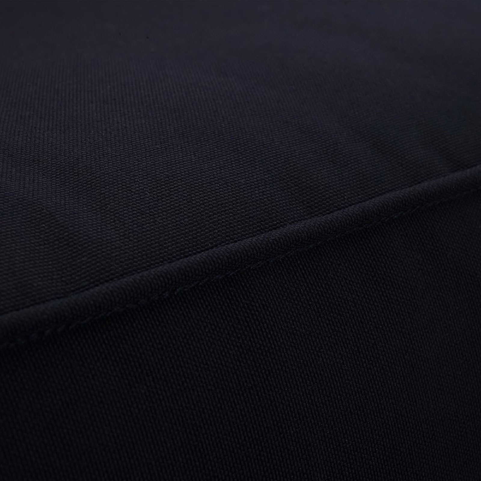 Dark navy outdoor cushion fabric with a smooth, tightly woven surface || EEI-1150-NAT-NAV-SET || swatch_studio