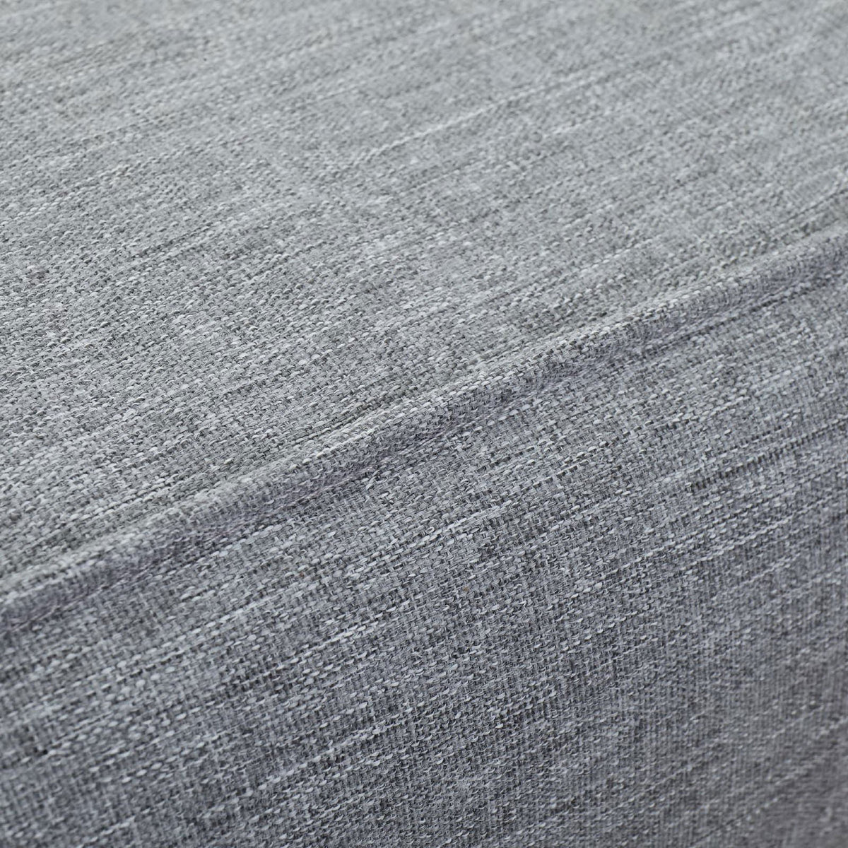 Textured gray outdoor cushion fabric with subtle woven pattern for a modern look || EEI-1151-NAT-GRY-SET || swatch_studio