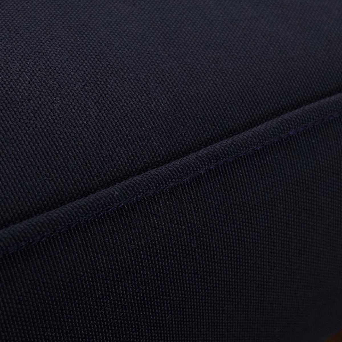 Textured navy outdoor cushion fabric with subtle woven pattern for a modern look || EEI-1151-NAT-NAV-SET || swatch_studio