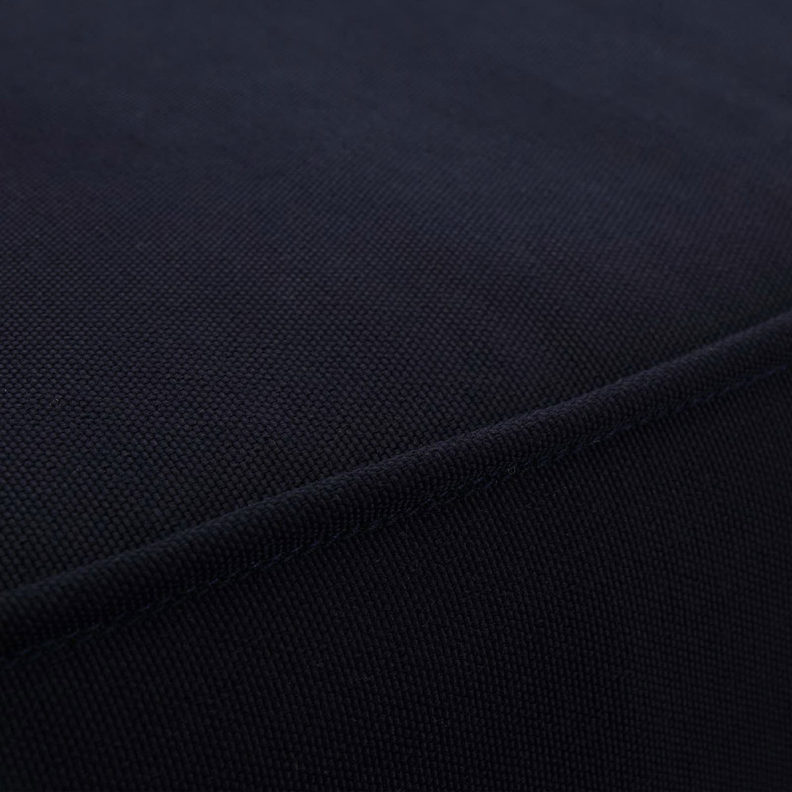 Rich navy outdoor cushion fabric with tightly woven texture. || EEI-1152-NAT-NAV-SET || swatch_studio