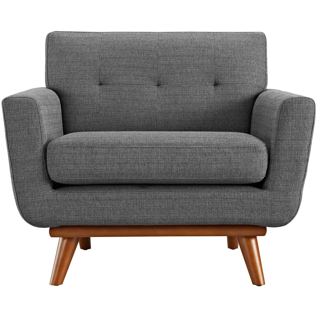 Englewood Upholstered Armchair Gray