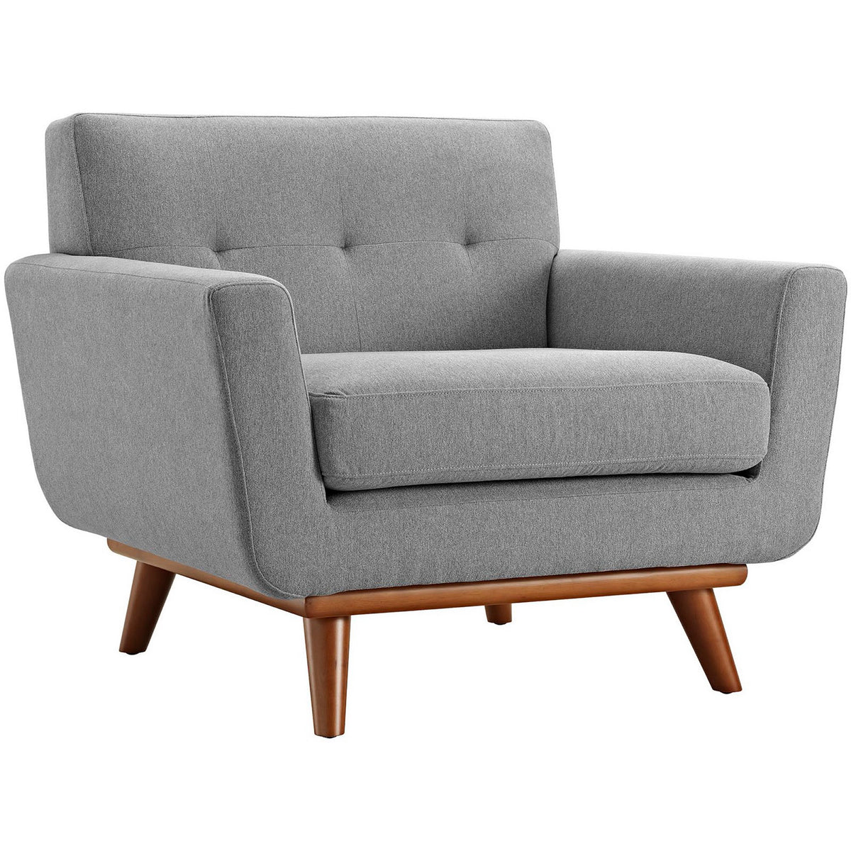 Englewood Upholstered Armchair Expectation Gray