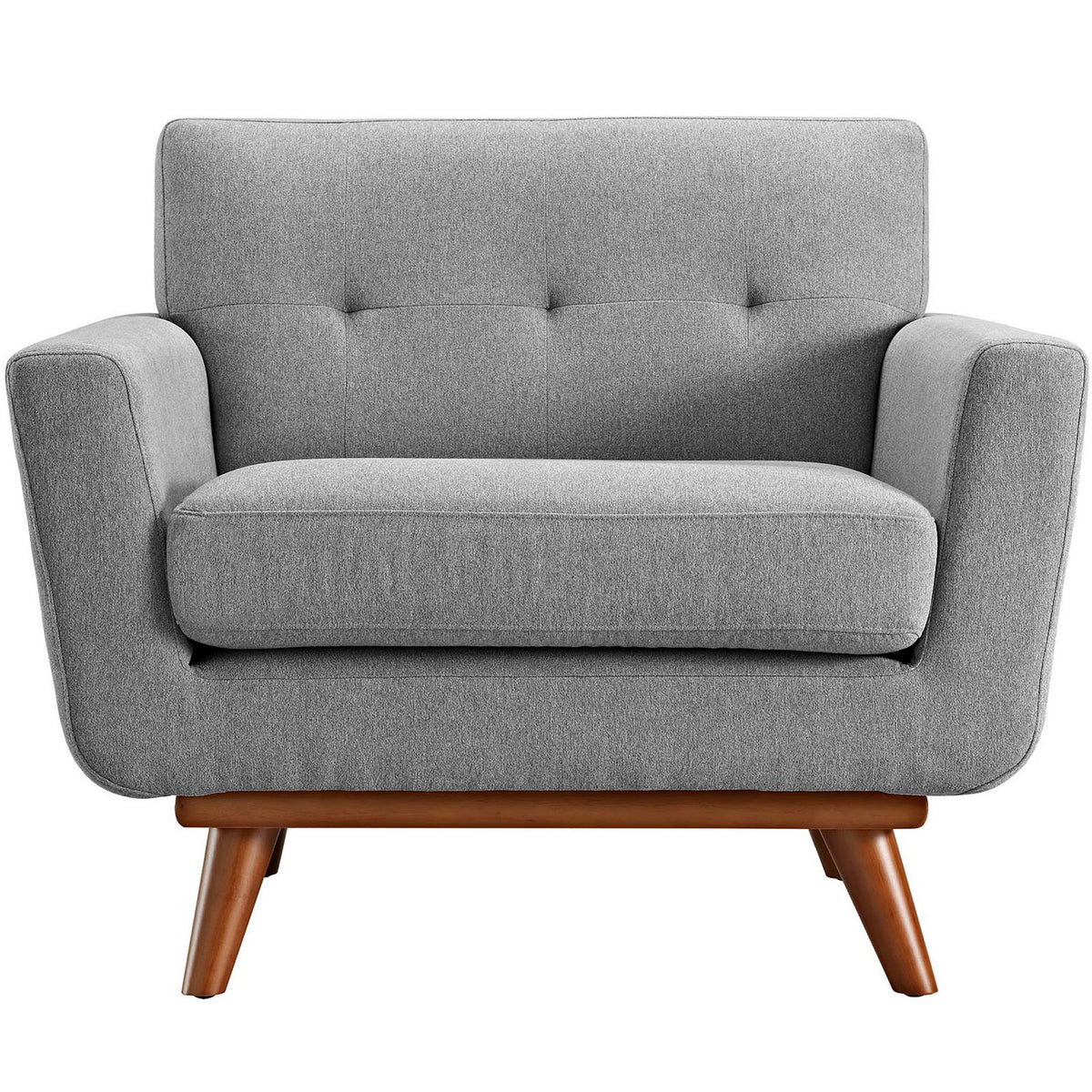 Englewood Upholstered Armchair Expectation Gray
