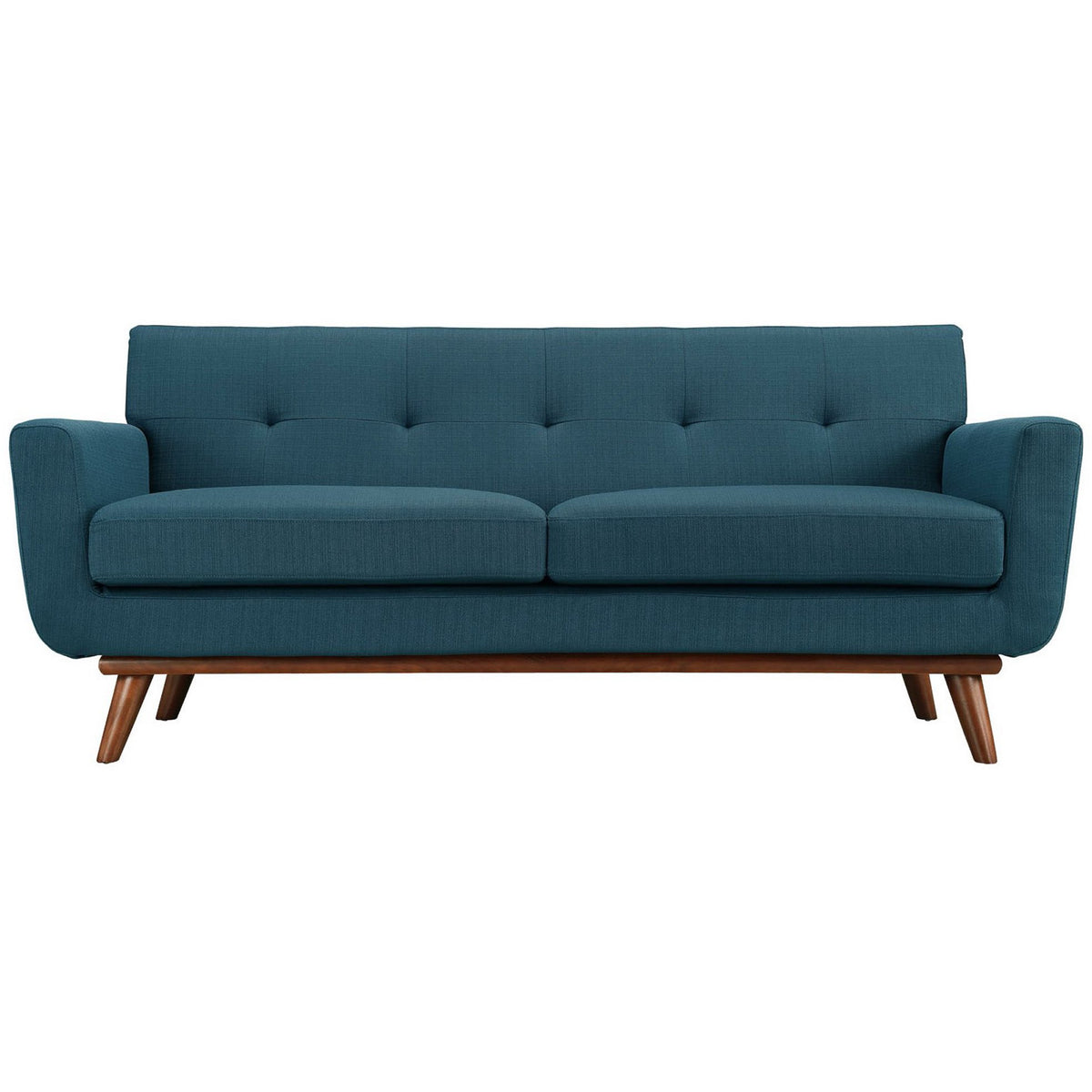 Englewood Upholstered Loveseat Azure