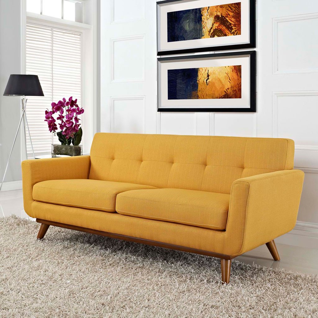 Emory Upholstered Loveseat Citrus