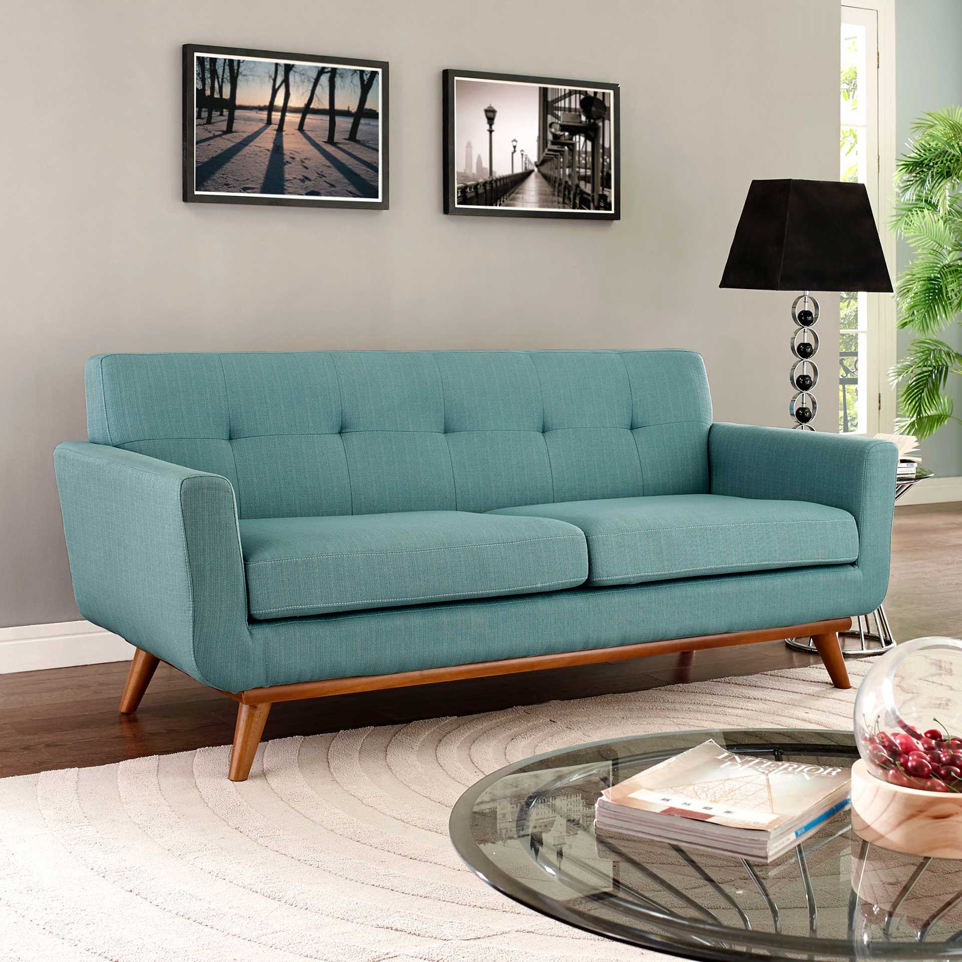 Emory Upholstered Loveseat Laguna