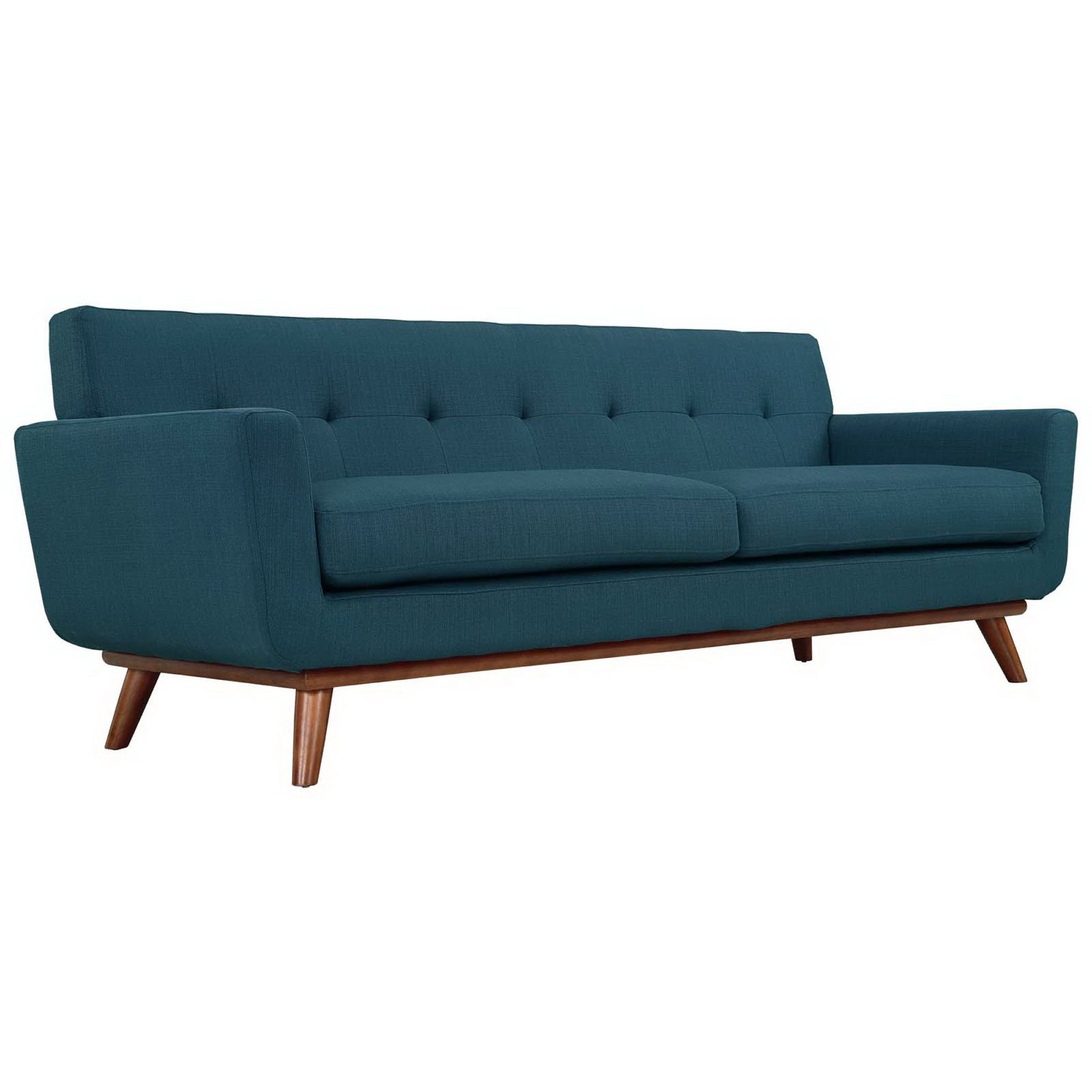 Englewood Fabric Sofa Azure