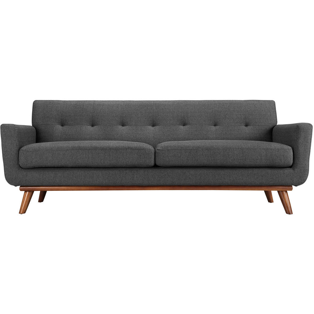 Emory Upholstered Sofa Gray