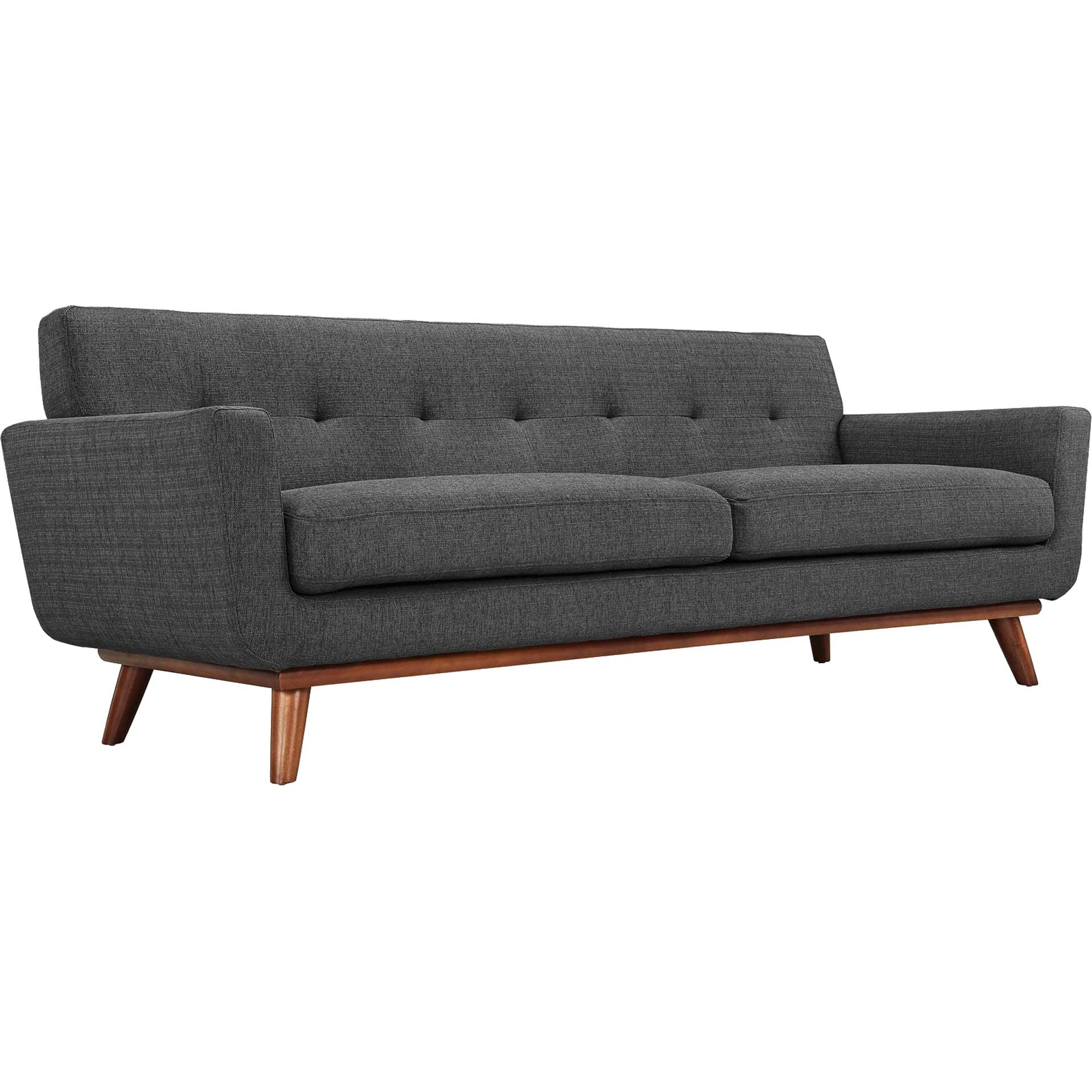 Emory Upholstered Sofa Gray