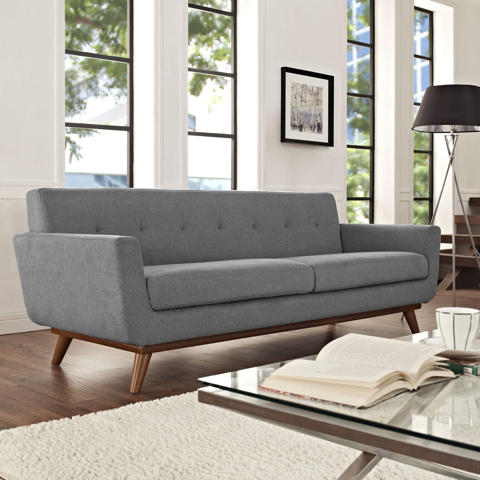 Emory Upholstered Sofa Expectation Gray